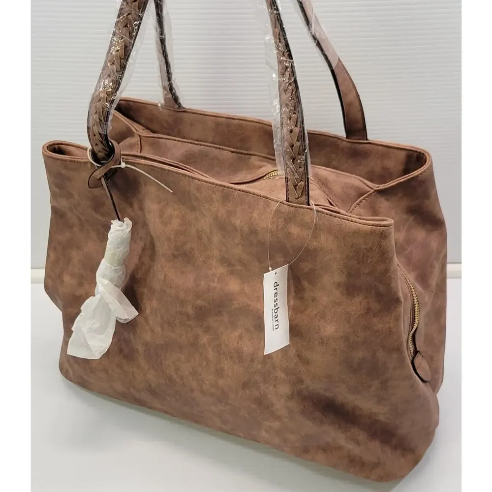 dressbarn brown faux